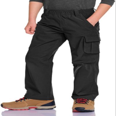 CQR Kids Youth Hiking Cargo Pants, Outdoor Camping Pants, UPF 50+ Quick Dry Regular Pants, Shenah Trail Black, X-Small