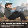CQR Kids Youth Hiking Cargo Pants, Outdoor Camping Pants, UPF 50+ Quick Dry Regular Pants, Shenah Trail Black, X-Small view 4