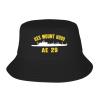 ANRAM USS Mount Hood Ae-29 Bucket Hat Outdoor Camping Sun Hat Black view 1