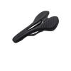 Saddle MTB/Road Bike Saddle Leather Carbon Cushions Bicycle Seat 143MM 155MM Bicycle Saddle (Color : 1158 Black) view 1