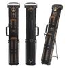Oztwel 2x4 Pool Cue Case, Hard Pool Cue Case, Billiard Cue Case with Stand, Billiards Accessories Holds 2 Cue Butt and 4 Cue Shafts (Black Embroidery) view 1