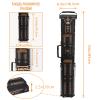 Oztwel 2x4 Pool Cue Case, Hard Pool Cue Case, Billiard Cue Case with Stand, Billiards Accessories Holds 2 Cue Butt and 4 Cue Shafts (Black Embroidery) view 4