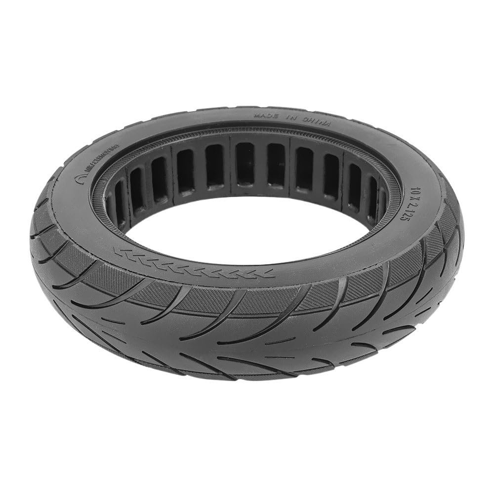 XIBANY Motorized Scooter 10x2.125 Hollow Honeycomb Solid Tire for Segway Ninebot F20 F25 F30 F40 Electric Scooter Explosion Proof Tire Replace Parts Motorized Scooter