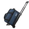 WOLT Double Roller 2 Ball Bowling Bag with Separate Shoe Compartment, Large Capacity Bowling Ball Bag with Accessory Pocket, Retractable Handle Extends to 40" view 1