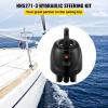 VEVOR Outboard Hydraulic Steering Pump, 300 HP Hydraulic Pump Helm, HH5271-3 Front Mount, for Cruisers Runabouts Boats view 2