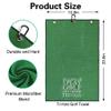 WUUCKOO That's What I Do I Play Golf and I Know Things Embroidered Green Golf Towel, Funny Golf Towel for Golf Bag with Clip, Thanksgiving Birthday Retirement Gift for Grandpa Dad Golfer Golf Lover view 2