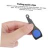 BESPORTBLE 2pc Fishing Tools Kit Stainless Steel Quick Clips Wire Cutter Portable Fishing Scissors for Tackle Outdoor Gear Black view 4