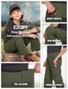 CQR Kids Youth Hiking Cargo Pants, Outdoor Camping Pants, UPF 50+ Quick Dry Regular Pants, Shenah Trail Army Green, Medium view 4