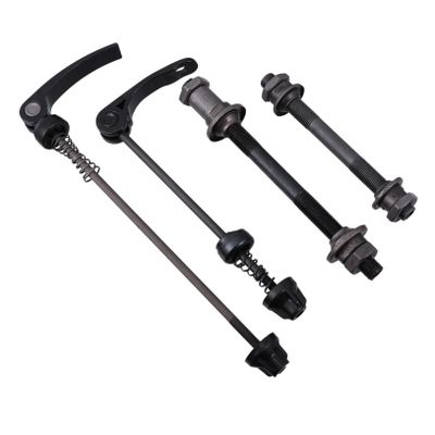 Kisangel Bike Axles Quick Release Wheel Skewers Hollow Axle for Easy Installation No Tools Needed