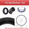 CATAZER 14X2.50 Electric Bike Solid Tire Wear-resistant Explosion-proof Tyre 14inch Without Inner Tube Tires view 3