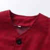 EnJoCho Cute Outfits Set for Baby Toddler Boys Short Sleeve Solid T Shirt Tops Vest Coat Shorts Children Kids Gentleman, Red view 4