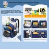 MITOWERMI Astronaut Backpack for Boys School Bags Space Kids Backpack for School Elementary Book Bags Girls Lightweight Travel Back Packs Blue view 3