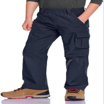 CQR Kids Boys Hiking Cargo Pants, Water Resistant UPF 50+ Quick Dry Youth Casual Outdoor Climbing Camping Trousers, Shenah Trail Pristine Navy, Small