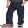CQR Kids Boys Hiking Cargo Pants, Water Resistant UPF 50+ Quick Dry Youth Casual Outdoor Climbing Camping Trousers, Shenah Trail Pristine Navy, Small view 1