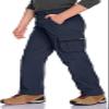 CQR Kids Boys Hiking Cargo Pants, Water Resistant UPF 50+ Quick Dry Youth Casual Outdoor Climbing Camping Trousers, Shenah Trail Pristine Navy, Small view 3