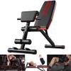 Dumbbell Bench Fitness Gym Weight Bench Press Preacher Curl Bench Foldable, Utility Weight Bench Adjustable with Leg Extension, Positions, 440LBS Weight Capacity
