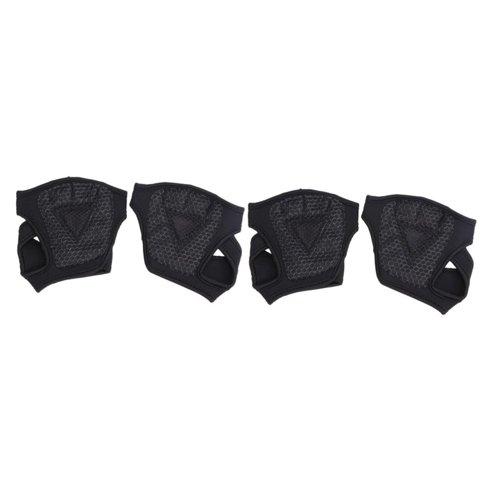 BESPORTBLE 3pcs Gloves Gym Workout Weight Lifting Gloves Non-Slip Silicone Padded Wrist Strap for Men Women