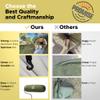 Miztli Camping Hammock -Portable Hammock w/Spacious Net & Tree Straps w/Adjustable Loops, Double and Single Hammock for Outdoor, Indoor, Hiking and Travel view 2