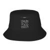 Philippians 4 13 Bucket Hat Outdoor Camping Sun Hat Black view 1