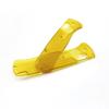 UPFIST 1 Pair Custom Utem Scales Fits for Benchmade Bugout 535, Clear Yellow PEI Handle Patch view 2