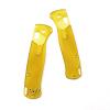 UPFIST 1 Pair Custom Utem Scales Fits for Benchmade Bugout 535, Clear Yellow PEI Handle Patch view 4