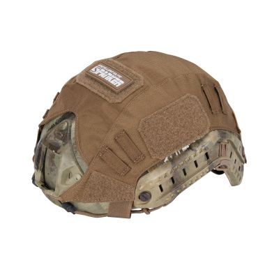 EXCELLENT ELITE SPANKER Tactical Helmet Cover, Military Fast Helmet Cover for Ops-Core Fast PJ/MH in Size M/L -Without Helmet(Coyote Brown)