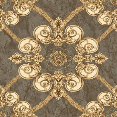 Modern Wallpaper Stick Wallpaper Kitchen Bedroom Stickers Murals Tile Stickers Wallpaper Gold Wallpaper Glitter Bedroom Damask Rose Living Room Wallpaper Extra Thick 3D (Color : F)