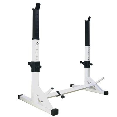 Fitness Bench Press Equipment Home & Gym Squat Bar Rack Adjustable Barbell Rack, Adjustable Multi-Function Bodybuilding Bench Press Stand Weight Lifting Rack Gym Family Fitness