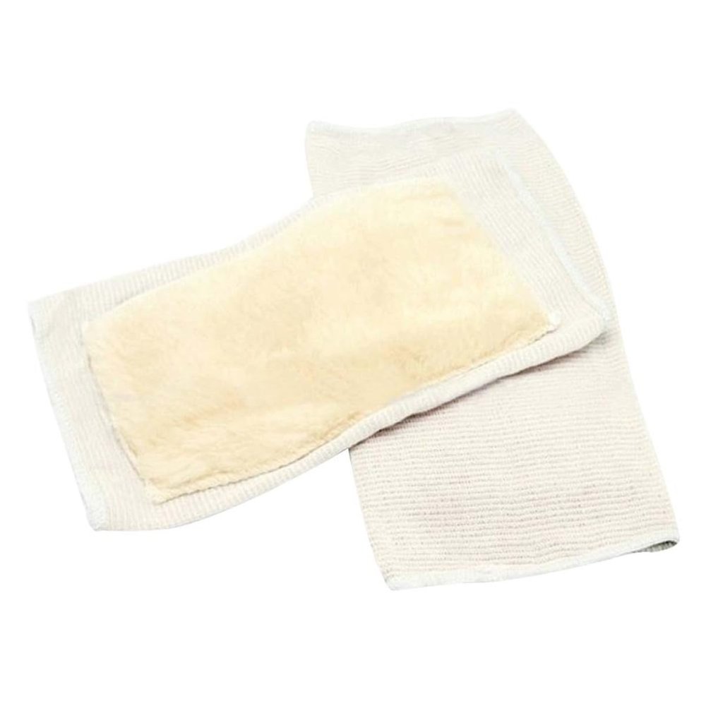 Mobestech 1pair Warm Knee Support Sleeve Artificial Wool for Dance and Yoga Thicken Thermal Knee Brace for Joint in