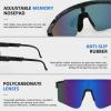 YuJian Sports Sunglasses for Men Women Youth Baseball Softball Sunglasses UV400 Protection Cycling Glasses (U1) view 3