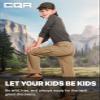 CQR Kids Boys Hiking Cargo Pants, Water Resistant UPF 50+ Quick Dry Youth Casual Outdoor Climbing Camping Trousers, Shenah Trail Cougar, Medium view 4