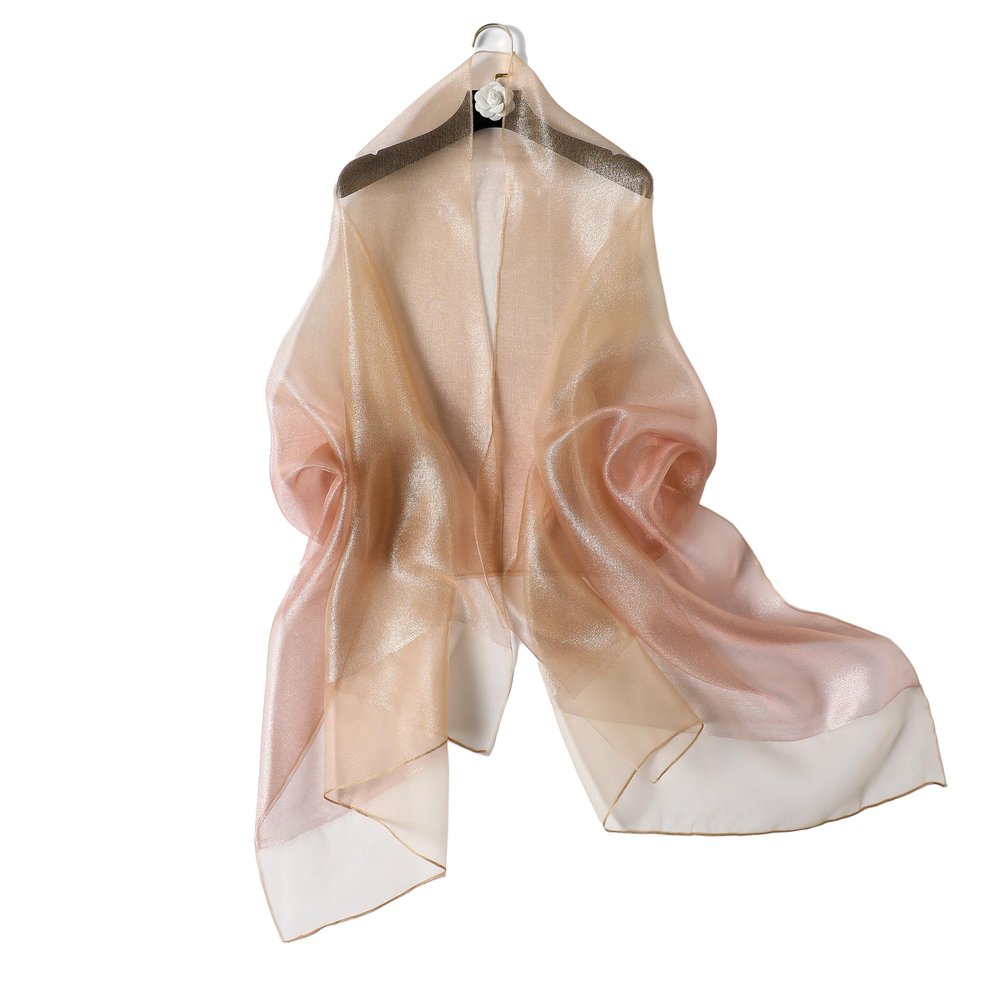 WINCESS.YU Women Double-Layer Scarf Long Shawls and Wraps for Wedding Lightweight Pashmina Fashion Scarves
