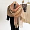 WINCESS.YU Women Double-Layer Scarf Long Shawls and Wraps for Wedding Lightweight Pashmina Fashion Scarves view 2