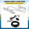 VEVOR Outboard Hydraulic Steering Kit, 300HP Hydraulic Steering Cylinder, Hydraulic Outboard Steering Kit with Helm Pump and Hydraulic Hose for Boat Marine Steering view 3