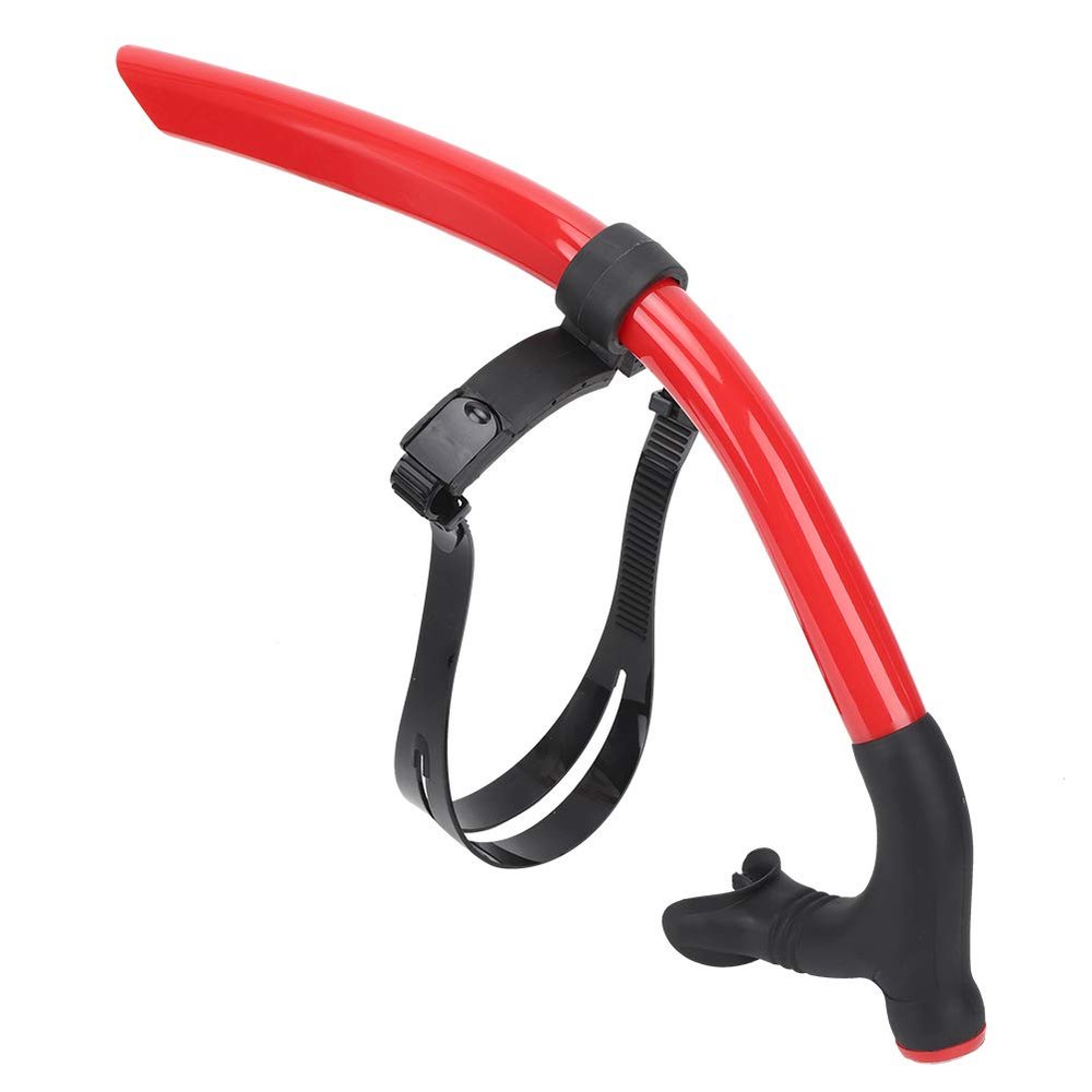 JOROBURO Swimming Snorkel, 47.5 cm PVC Front Snorkel Breathing Tube, Front Snorkel Breathing Tube Detachable Swimming Scuba for Snorkeling Diving Training Breathing Tube Diving Tube (Small)