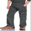 CQR Kids Boys Hiking Cargo Pants, Water Resistant UPF 50+ Quick Dry Youth Casual Outdoor Climbing Camping Trousers, Trail Carbon Grey, X-Small view 1
