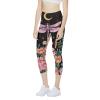 AFPANQZ Casual Yoga Leggings for Women Dragonfly and Flower Moon Yoga Leggings Scrunch Butt Cycling Pants Lightweight Sport Leggings for Yoga Gym Running Athletic Pants view 1