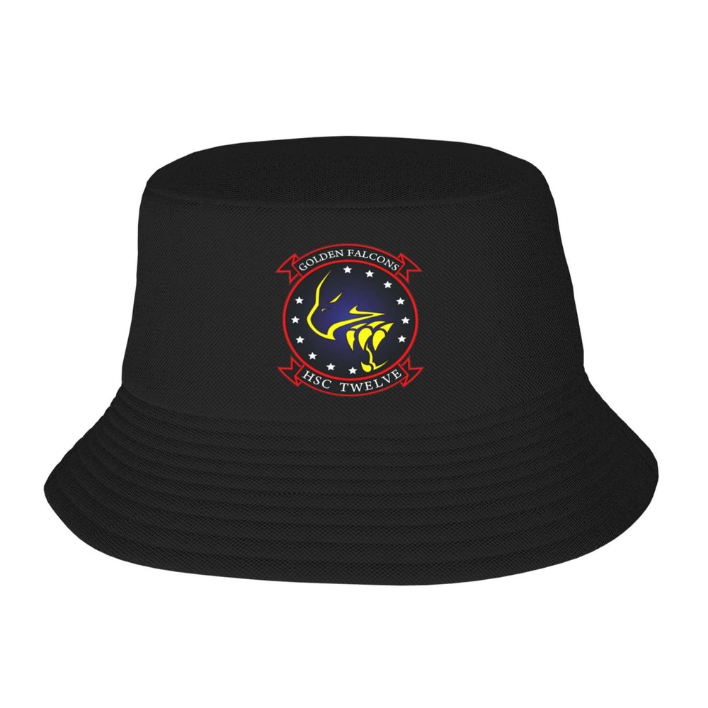 HSC-12 Golden Falcons Bucket Hat Outdoor Camping Sun Hat