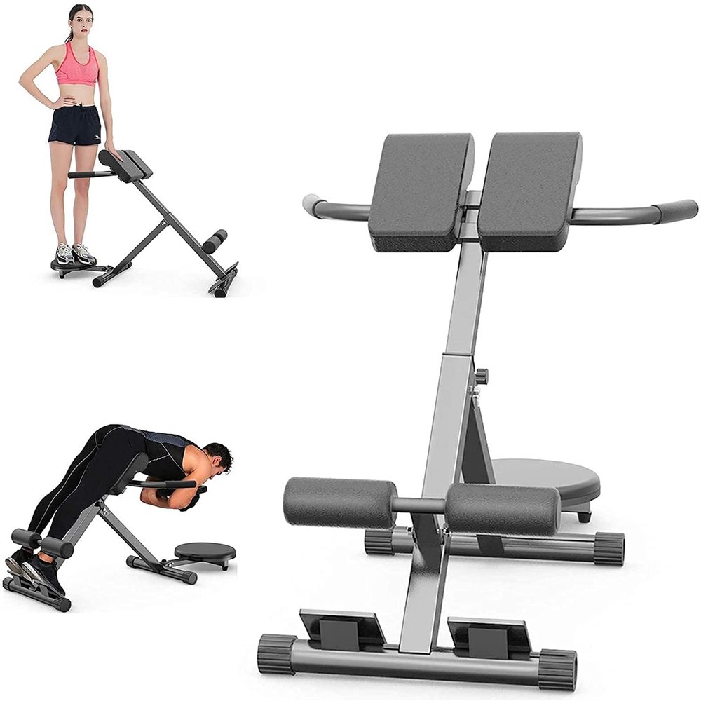 Folding Dumbbell Bench Adjustable Roman Chair Sit up Bench,Utility Folding Waist Twisting Machine,Home/Gym Dumbbell Bench Biceps Fitness Equipment for Body Exercise Strength Training
