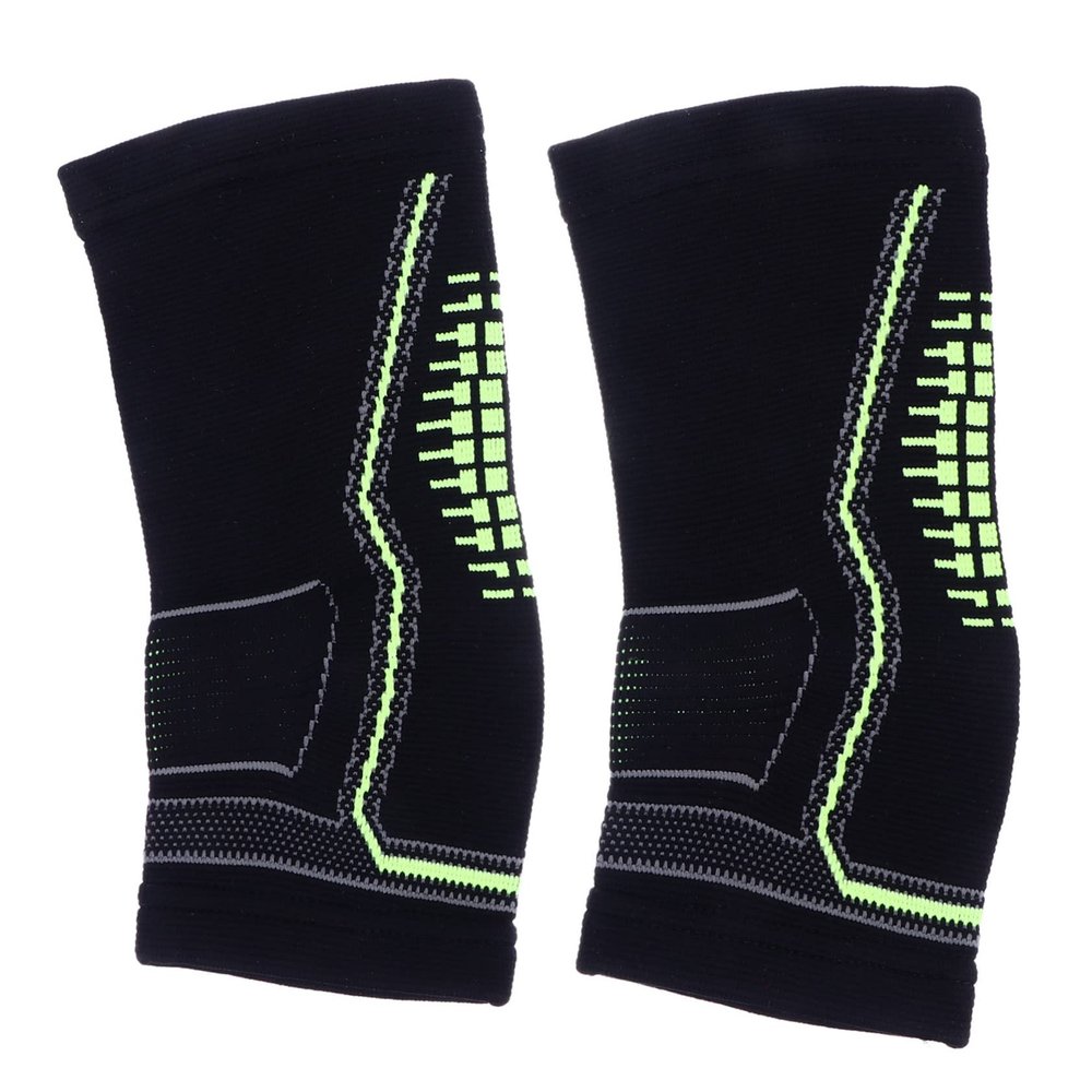 Mobestech 1pair Green Sports Ankle Support Brace for Sprained Ankles Compression Guard for Basketball Running and Fitness Fits Shoe