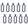 Sanmum 10pcs Bicycle Silicone Band Bike Light Rubber Mounting Strap for Bicycle Headlight Rear Light Torch (Short O-Ring) view 1