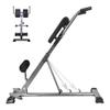 Finer Form Semi-Commercial Sit Up Home Gym Equipment, Multifunctional Bench Abs Fitness Equipment Dumbbell Bench, Core Training Force Folding Reclining Weight Bench Black 109x93x47cm