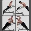 Finer Form Semi-Commercial Sit Up Home Gym Equipment, Multifunctional Bench Abs Fitness Equipment Dumbbell Bench, Core Training Force Folding Reclining Weight Bench Black 109x93x47cm view 2