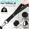 RENRANRING Tricep Rope Cable Attachment Handles for Gym, 13inch Exercise Handles, Tricep Pull Down Attachments Rope for Pilates, Yoga, Strength Trainer, Physical Therapy, Stretch, Recovery-Black view 2