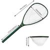 Aventik Fly Floating Fishing Net Carbon Fiber Landing Trout Net Clear Rubber Ghost Net Catch & Release(Long Handle Green) view 2