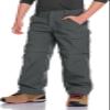 CQR Kids Youth Hiking Cargo Pants, UPF 50+ Quick Dry Convertible Zip Off Pants, Outdoor Camping Pants, Shenah Venture Carbon Grey, Medium view 1