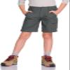 CQR Kids Youth Hiking Cargo Pants, UPF 50+ Quick Dry Convertible Zip Off Pants, Outdoor Camping Pants, Shenah Venture Carbon Grey, Medium view 2
