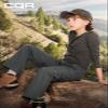 CQR Kids Youth Hiking Cargo Pants, UPF 50+ Quick Dry Convertible Zip Off Pants, Outdoor Camping Pants, Shenah Venture Carbon Grey, Medium view 3