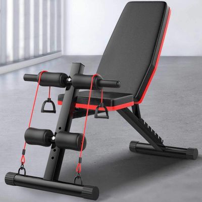 Multifunctional Dumbbell Bench Fitness Adjustable Weight Bench - Utility Foldable Multi-Purpose Bench for, Incline Decline Bench for Home Gym Bench