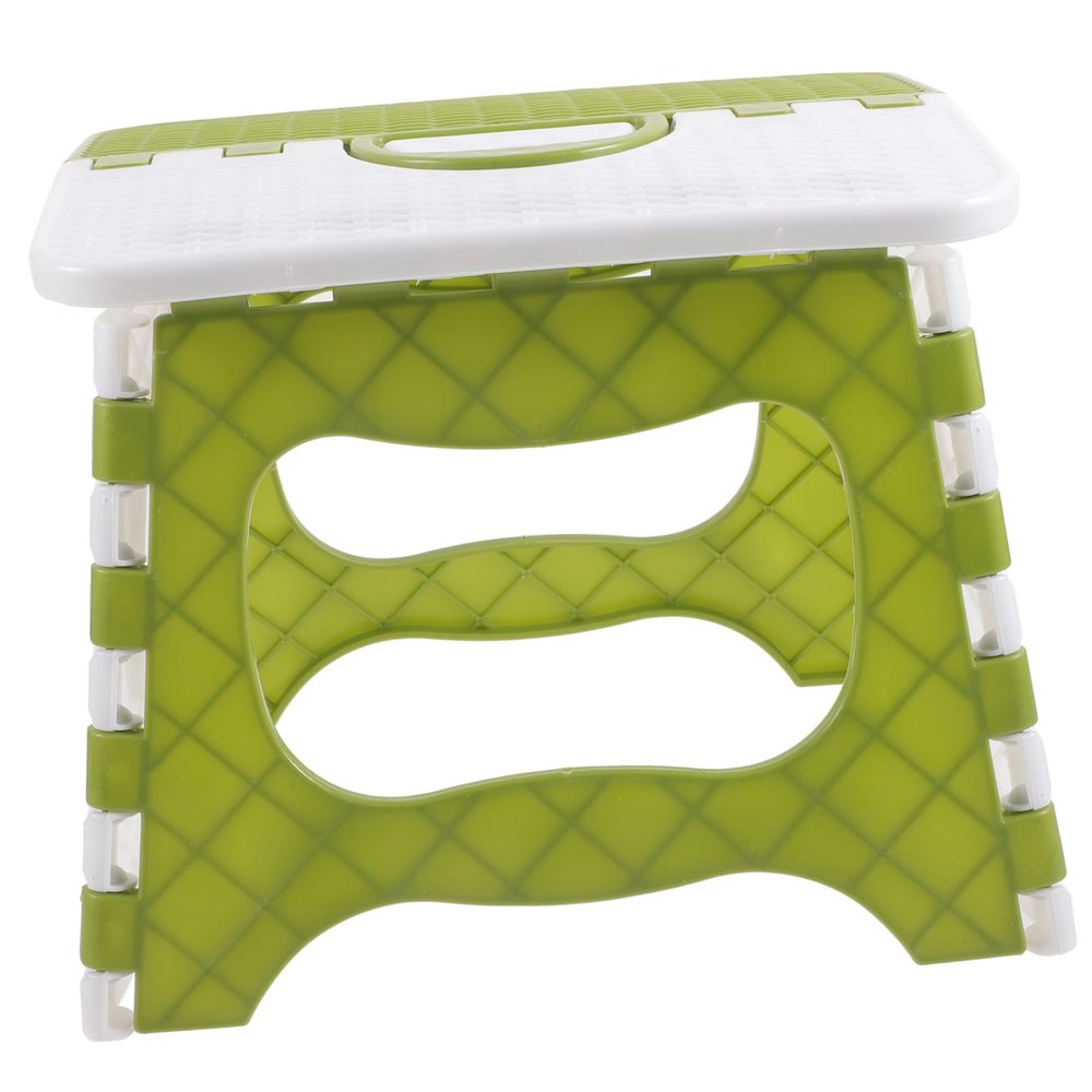 BESPORTBLE Portable Folding Stool Small Creative and Convenient Chair for Home Use Easy to Clean Space-Saving Design Green